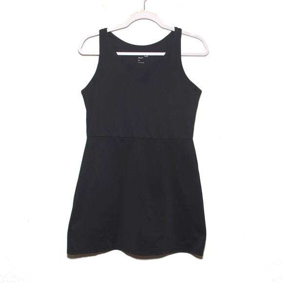 Gapfit Black One-Piece Active Tank Dress/Shorts Size Medium Shelf Bra - Picture 1 of 11